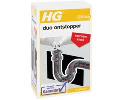 1 x HG Duo Ontstopper 1 liter - Ontstopper - Afvoer Verstopping - Keuken Ontstopper - Badkamer Ontstopper - HG Duo Ontstopper
