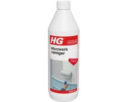 1 x HG - Stucwerk Reiniger - Zeer Snelle Werking - Grondige Reiniging - 1L - Stucwerk Reiniger - Sierpleister Schoonmaken - Stucwerk Schoonmaken - Muurreiniger - HG Stucwerk Reiniger
