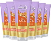 Andrélon 1 Minuut WOW Haarmasker - Oil & Care - verrijkt met argan- en amandelolie - 6 x 180 ml