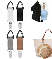 Hoed Clip, Elastische Hoed Houder Clip Hoed Clip Voor Tas Zonnehoed Houder Tas Clip Voor Bagage Rugzak Handtas Outdoor Reizen Helper