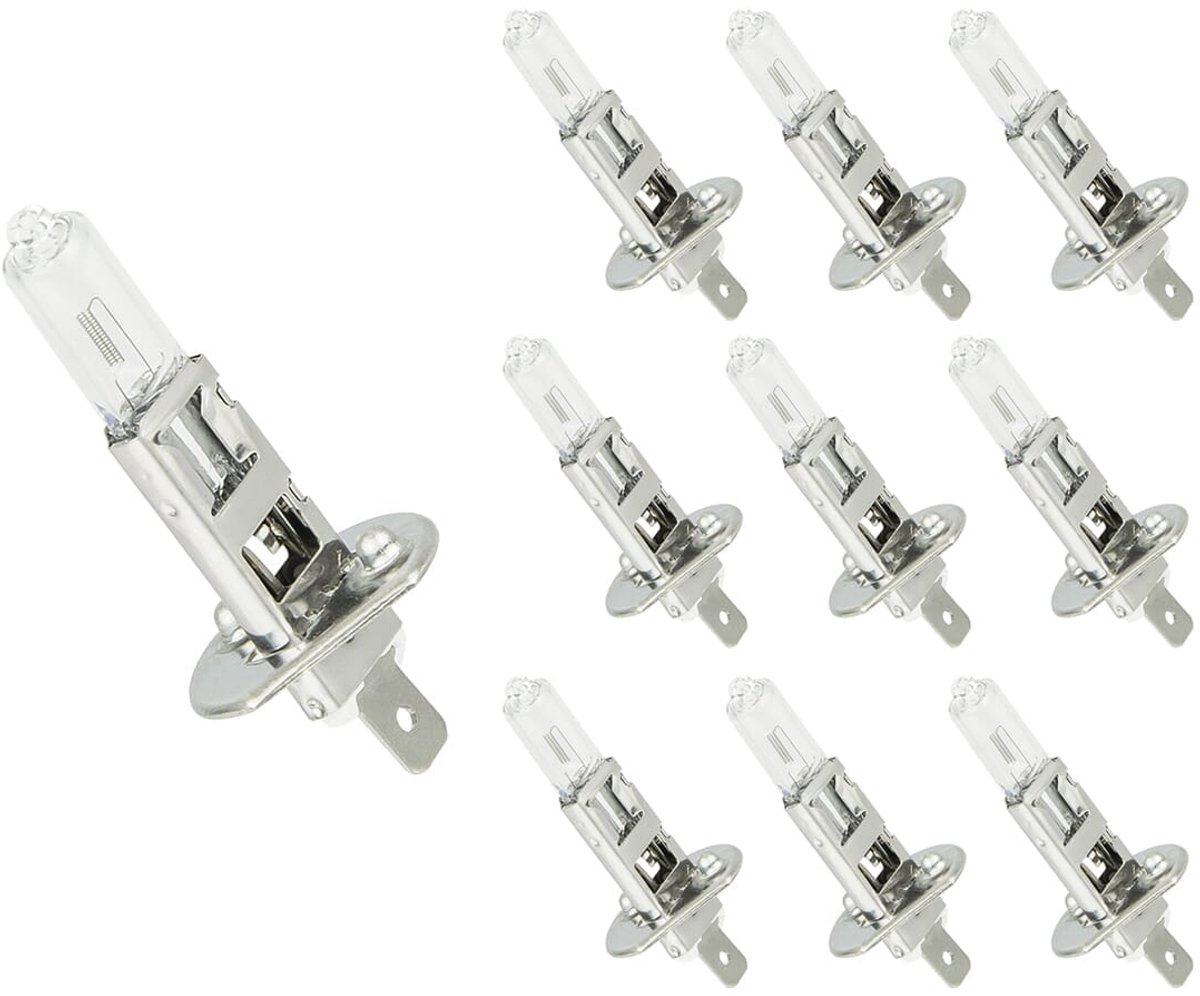 EXTREME Halogeenlamp H1 - 12V 55W - PX26d - Auto Koplamp - 10 Stuks