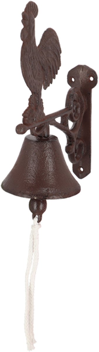 Esschert design Deurbel haan - gietijzer - L25 cm - vintage - klassieke deurbel - bel — afbeelding 3