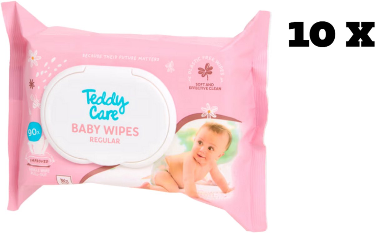 Teddy Care Babydoekjes - 10 x 90 stuks