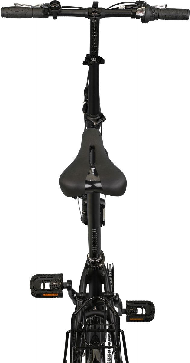 Pacto Four S Vouwfiets Zwart 6v Plooifiets Aluminium Schijfrem Disc Shimano van PACTO — afbeelding 3
