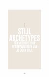 Titelpagina met de tekst 'Stijl Archetypes' en 'Een methode voor het ontwikkelen van je eigen stijl'.