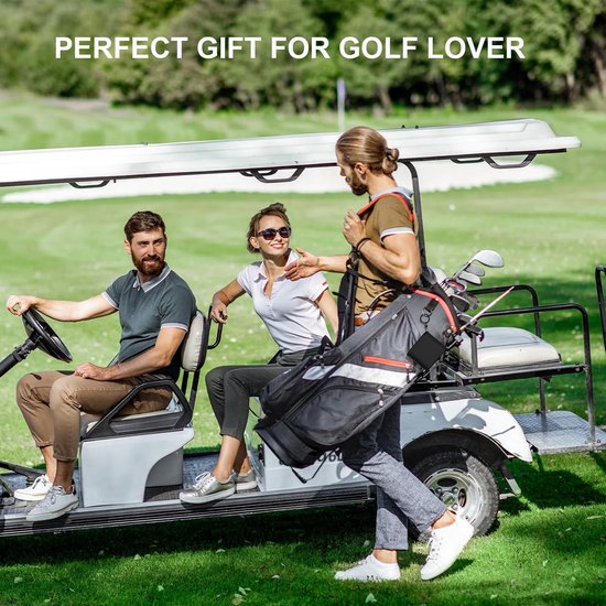Zwarte reinigingszak voor golfclubs en ballen - Verwijderbare clip, siliconen golfclubreiniger voor het reinigen van groeven - Reiniger voor golfballen voor eenvoudig reinigen - Accessoires voor golfclubtassen van Merkloos — afbeelding 4