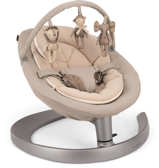 Nuna Wipstoel Leaf Grow Met Speelboog Biscotti
