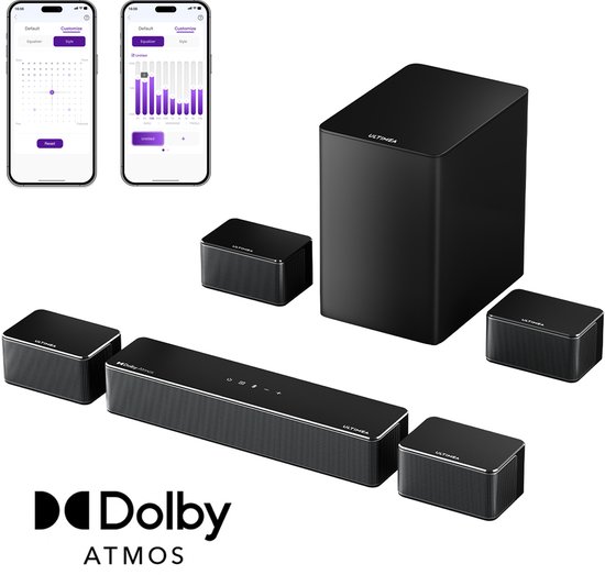 ULTIMEA Poseidon D80 Soundbar 7.1 Dolby (EAN: 6977897234259) - ULTIMEA - €249,99