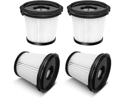 4-pack vervangende filters geschikt voor Shark Detect Pro draadloze stofzuigers IW3611DE, IW3612EU, IW1611DE, BU3521EU, BU1120EU, wasbaar en herbruikbaar voor filters, stofbakken en onzuiverheden