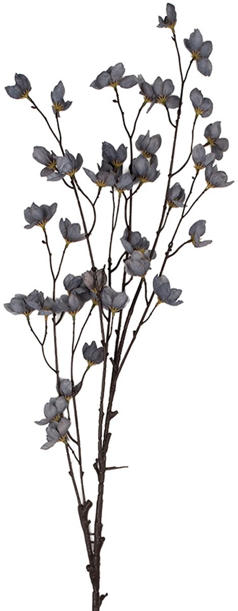Clayre & Eef Kunstbloem 8x8x110 cm Blauw Kunststof
