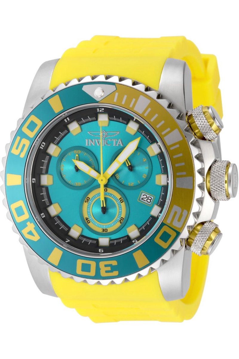 Invicta Sea Hunter 48983 Heren Horloge - Waterdicht - Analoog - Quartz Uurwerk - Roestvrij Staal met blauwe Wijzerplaat - 52mm