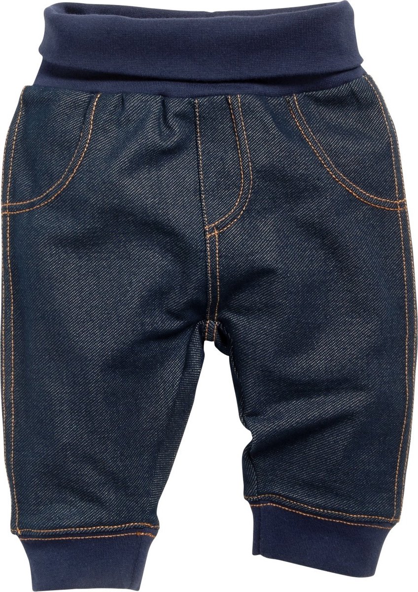Schnizler Kinder Baby Sweat-Hose Jeans-Optik Blau-50