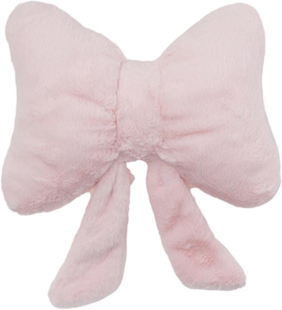 Strikkussen - zachte pluche decoratieve strik - sierkussen - schattig kussen - huisdecoratie voor bank, bed, auto en woonkamer