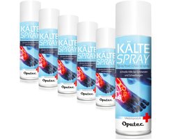 Oputec 6 x 400ml coldspray klassiek – koelspray sportspray – medisch hulpmiddel – voor sportblessures