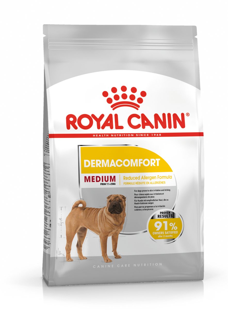 Royal Canin Medium Dermacomfort hondenvoer 2 x 12 kg