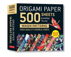 Origami Paper 500 sheets Japanese Washi Patterns 6  (15 cm)