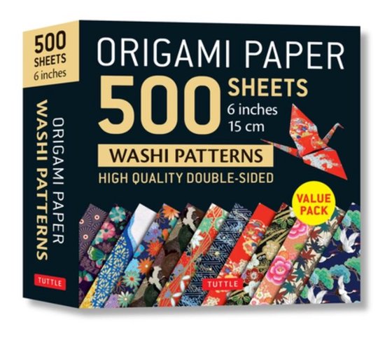 Origami Paper 500 sheets Japanese Washi Patterns 6  (15 cm)
