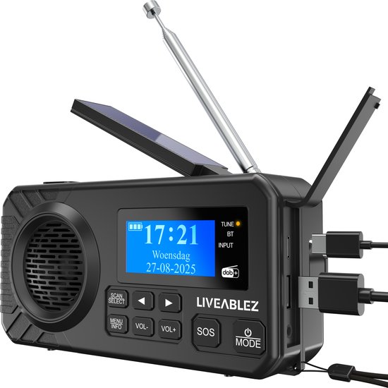 Liveablez® Noodradio 5000 mAh