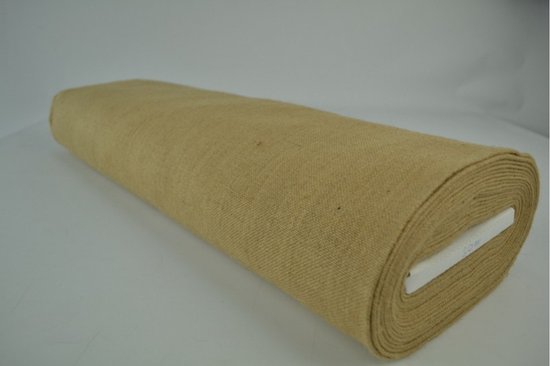 Tissu de jute op rol - 400 gr / m2 - 10 mètres