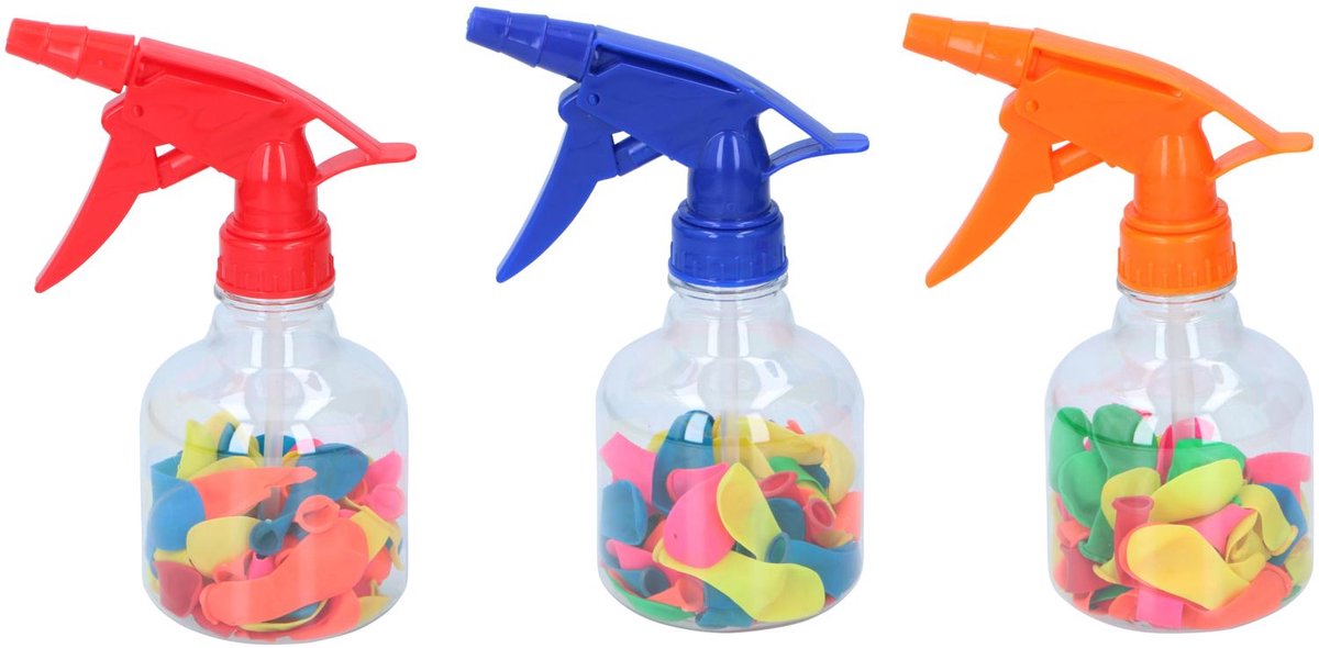 Eddy Toys Ballonpomp met Ballonnen 50 Stuks - Handmatig Ballonnen Set met Pomp - Multicolor - 1 Willekeurige Kleur