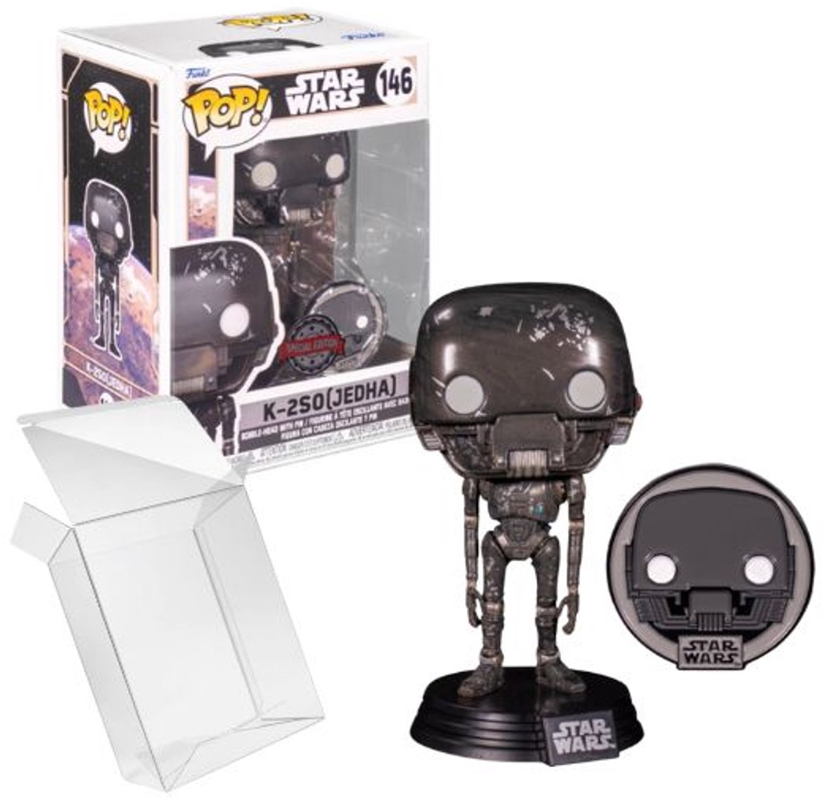 Star Wars: Andor the Vintage Collection K-2SO (Kay-Tuesso) 10cm