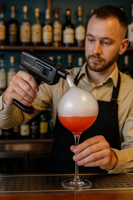 MikaMax Whiskey Smoker Set - Cocktail Smoker für geräucherten Whiskey - 4 Aromen Räucherchips, Mit Düsenfeuerzeug, Holz und rostfreier Stahl - Vatertagsgeschenk, Cocktail Zubehör für Whiskey, Bourbon