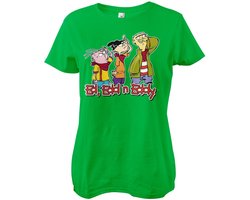 Cartoon Network Damen Ed, Edd n Eddy Girly Tee WB-5-EEE001-DTF920 Green-M