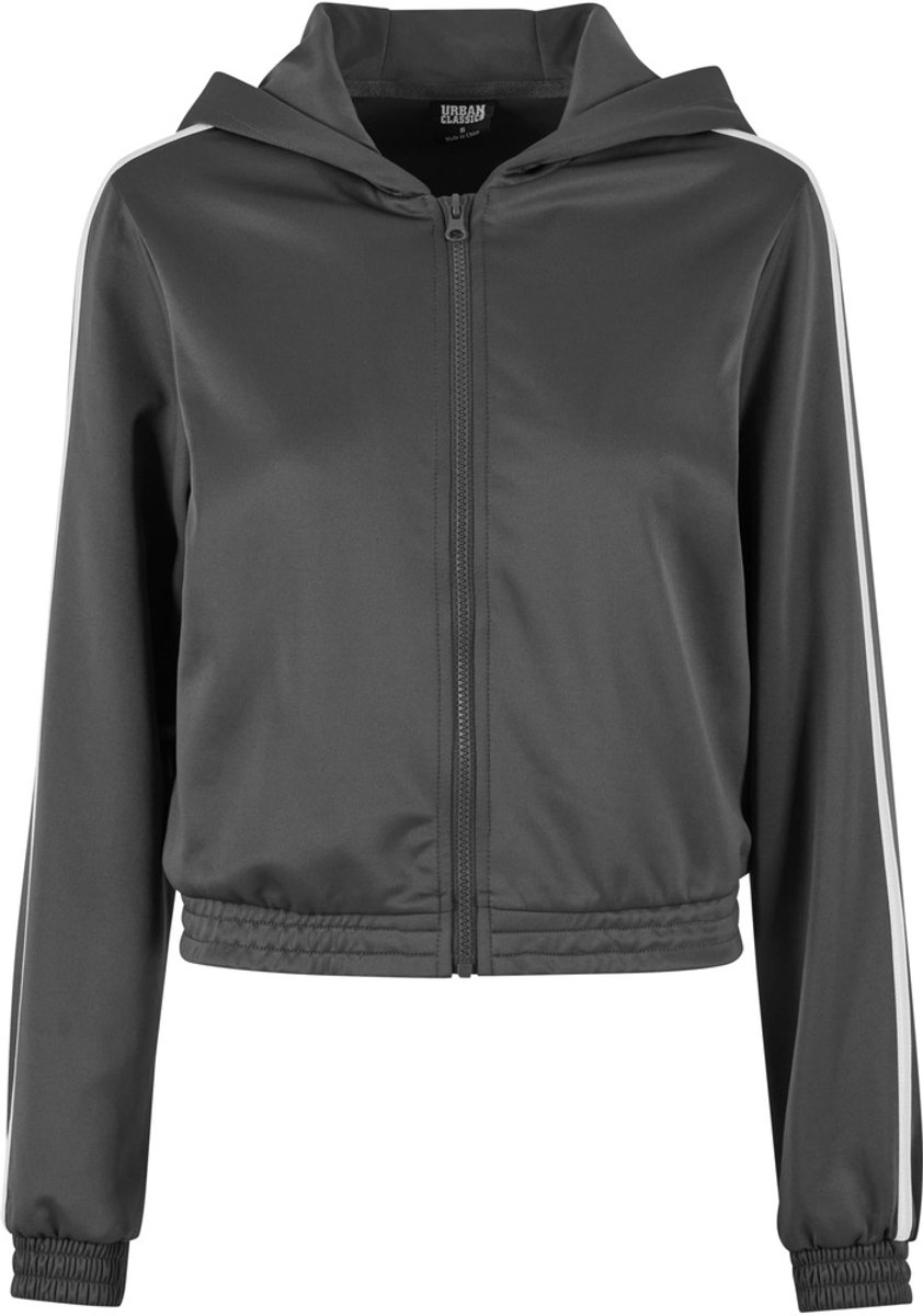Urban Classics Cropped Trainings jacket Grijs