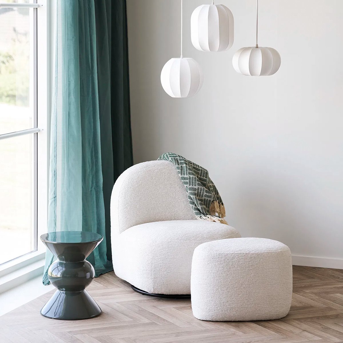 Artichok Amina Plaid Groen - Deken - Voor Op Bank - Over Bed - Zacht - Wol - Polyester - Plaid voor Woondecoratie - 180 x 130 cm — cadeau in Wonen & Interieur - foto 2