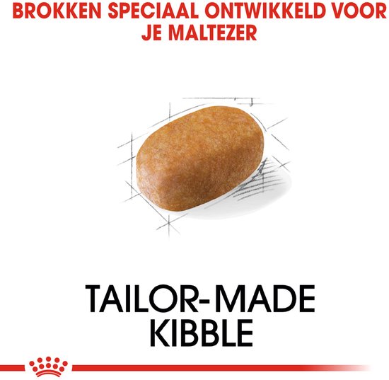 Afbeelding van een hondensnack 'Tailor-Made Kibble' voor Maltezers.