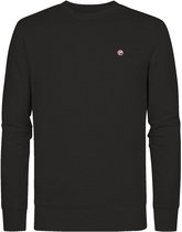 Petrol Industries Heren Sweater - Regular Fit Trui - Ronde Hals - Herentrui - Truien - Herenkleding - Zwart - Maat XL