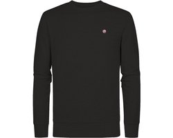 Petrol Industries Heren Sweater - Regular Fit Trui - Ronde Hals - Herentrui - Truien - Herenkleding - Zwart - Maat XL