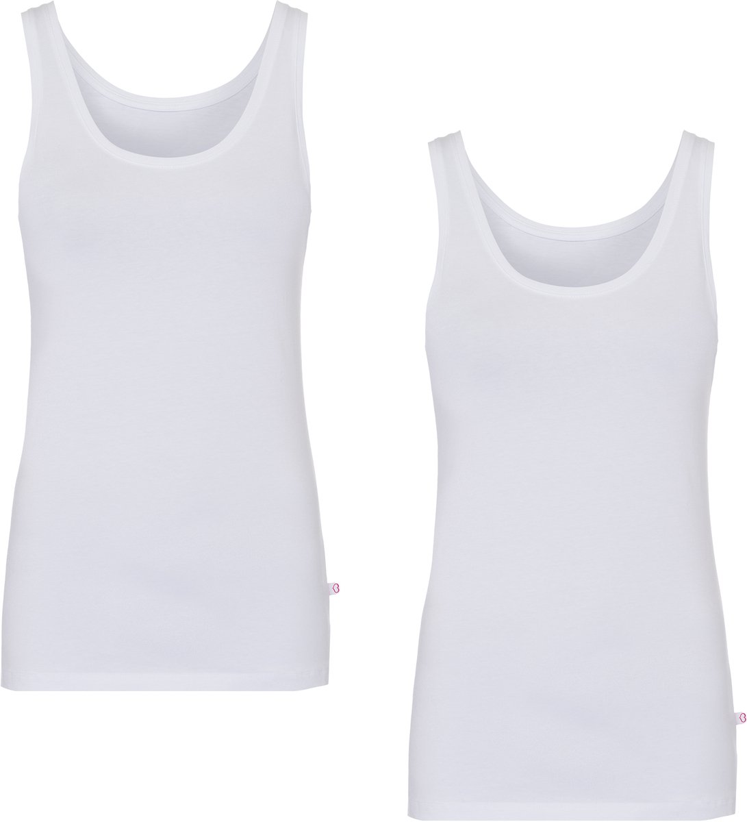 Tanktop im Doppelpack EVERY DAY Trägershirt Van katoen met een ronde hals
