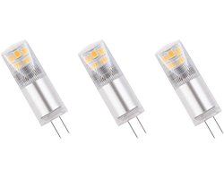 Spectrum LED Insteeklampje G4 2.5W - 12V - 290 Lumen - 6000K Koud wit - Helder daglicht - Energiezuinig - 3 stuks