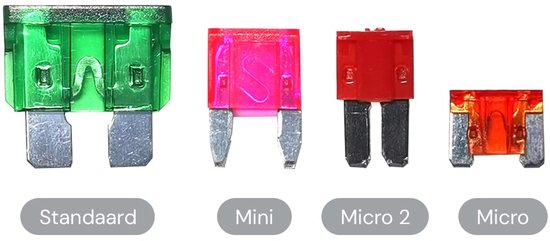 Fusibles ProRide Mini 25A - Wit - Convient pour voiture, bateau et camping-car - 10 pièces