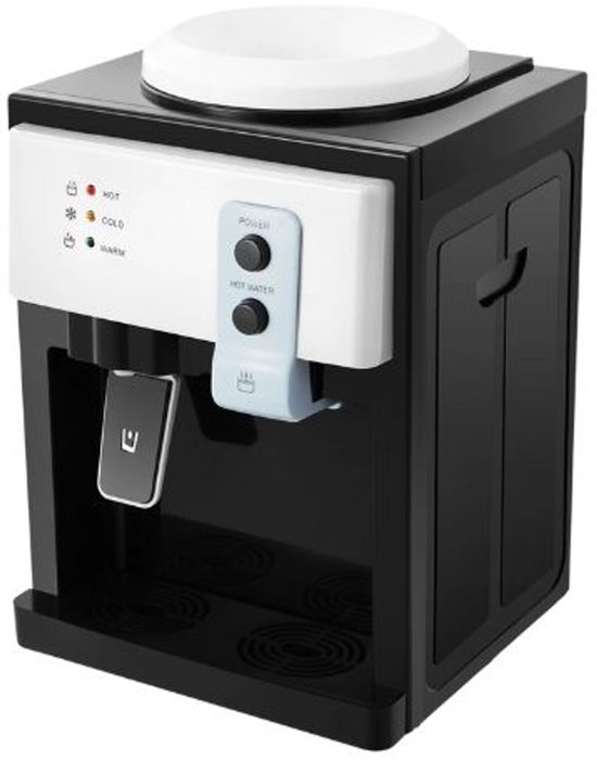 Warm- en koudwaterdispenser compact wit