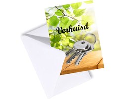 Adreswijziging - Verhuiskaarten - A6 - Set 8 stuks met enveloppen - Gratis Verzonden