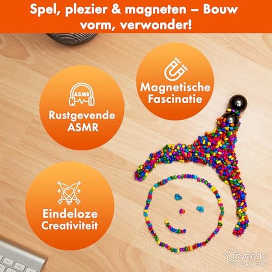 Bunte Crack-Magnete - Magnetsteine 300 g (ca. 500 Stück), kleine