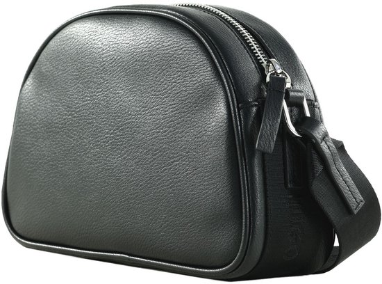 HUGO Schoudertas met labeldetails, model 'BEL' in zwart online kopen | P&C
