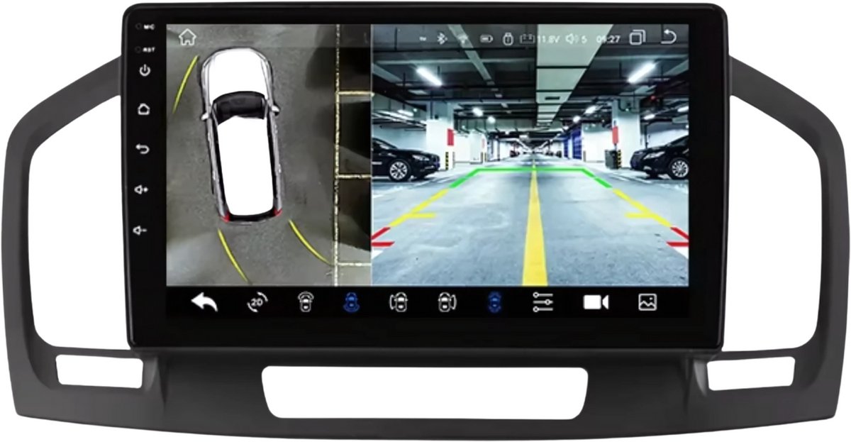 Autoradio bluetooth met camera - Carplay - Voor Buick Regal en Opel Insignia (2009-2013) - Geschikt voor Apple en Android - Stereo - Navigatie - Navigatiesysteem auto