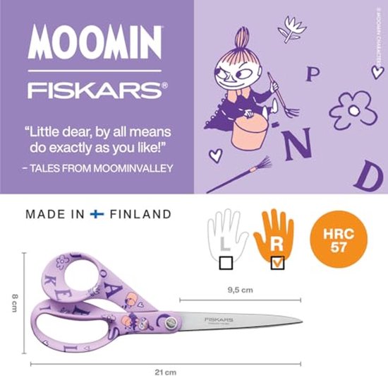 Fiskars 1067187 multifunctional scissors 21cm ABC case Multicolor van Fiskars — afbeelding 4