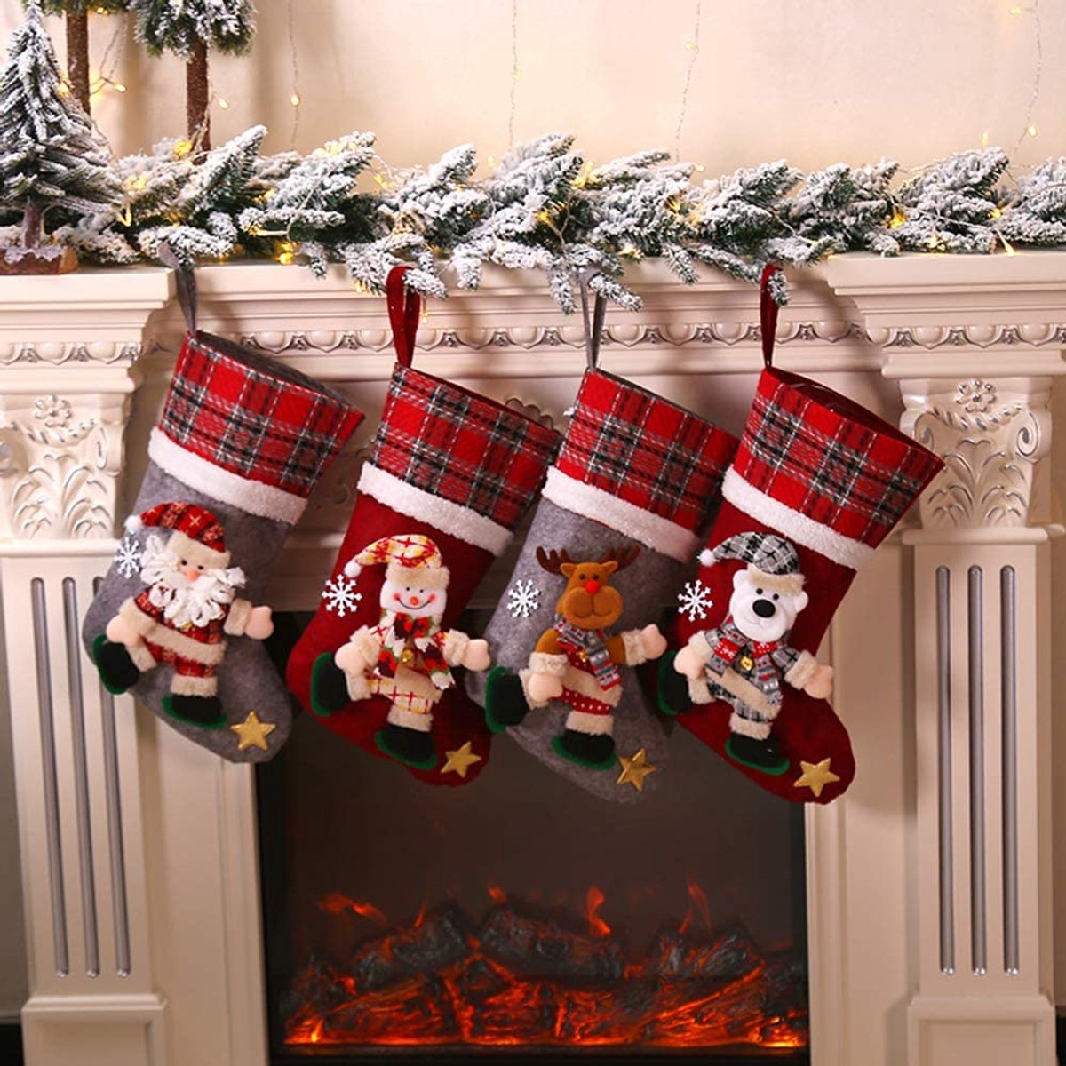 Kerstsok, Kerstmanlaars, Kerstmansok voor kerstversiering