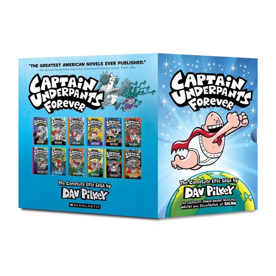 Captain Underpants Forever Box set (#1-12) - cover