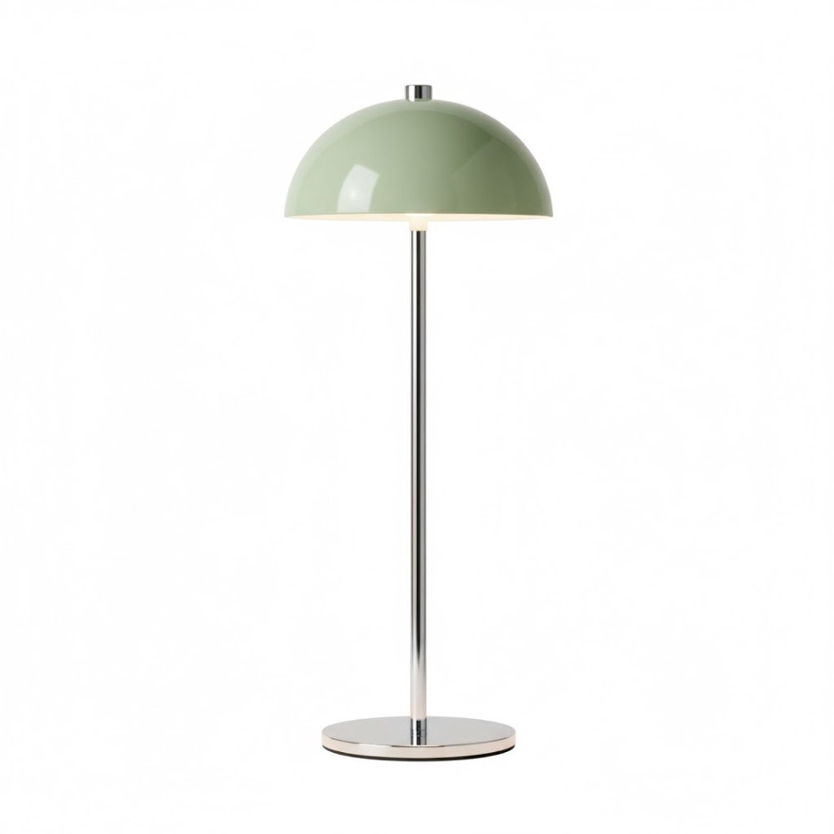 OMNIEXA Tafellamp - Mint Sage Groen – Dimbaar & Draadloos – 3 Lichtstanden – LED Designlamp met TouchControl – Stijlvolle Tafellamp voor Woonkamer of Slaapkamer