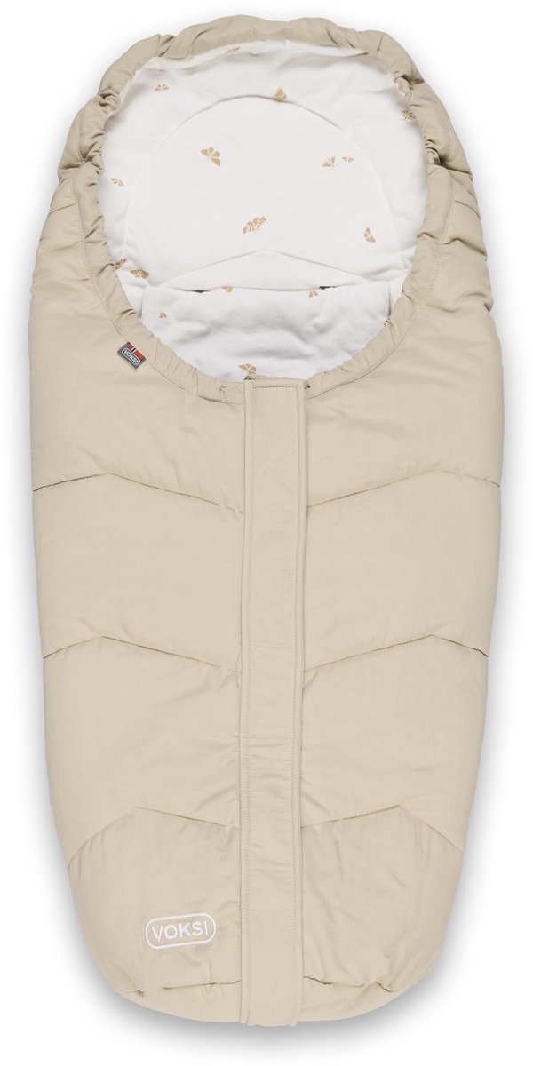 Voksi Move Light voetenzak - Voetenzak autostoel baby - zomer - Seashell Sand wings van Merkloos — afbeelding 3