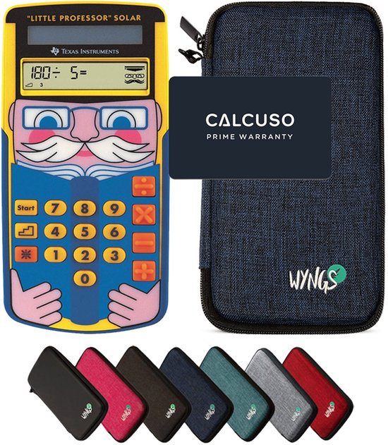 Pack Économique : Calculatrice Ti Little Professor Étui De Protection