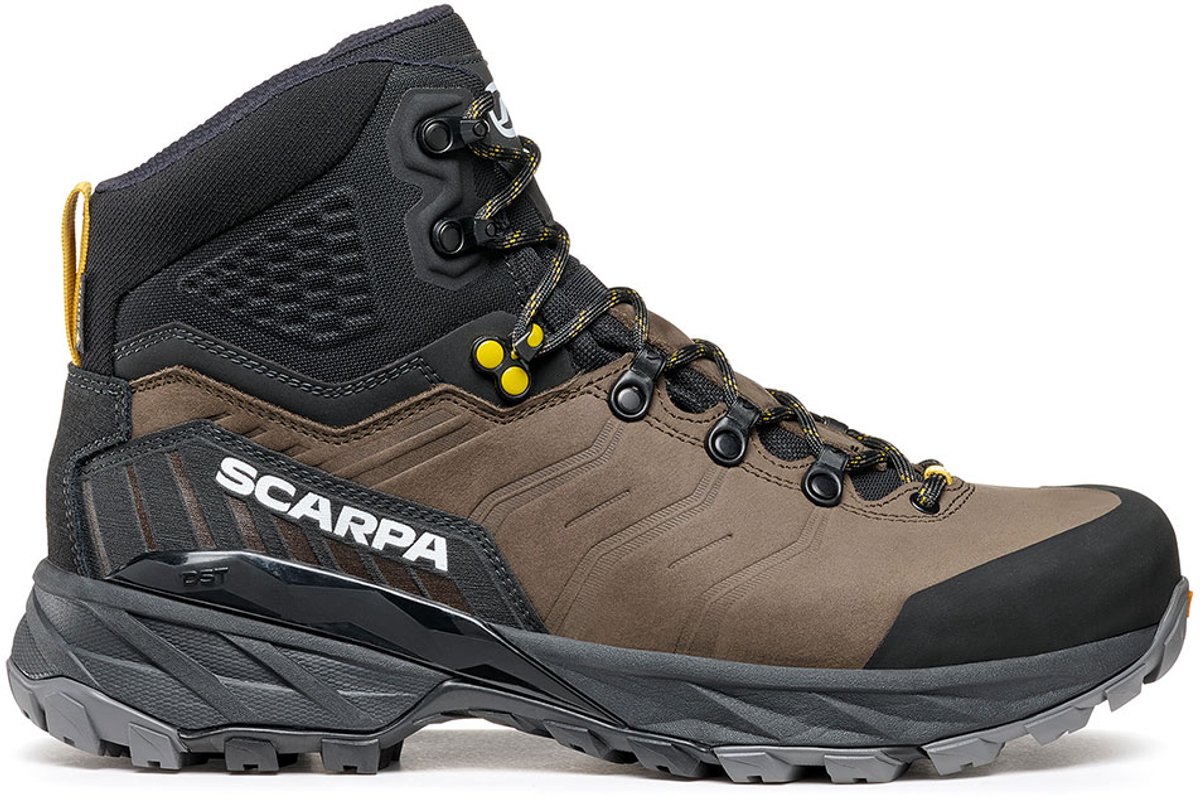 Scarpa Rush Trk Pro Goretex Bergschoenen 1/2 Man Volcano / Mustard