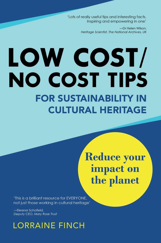 Low Cost/No Cost Tips for Sustainability in Cultural Heritag ... - cover