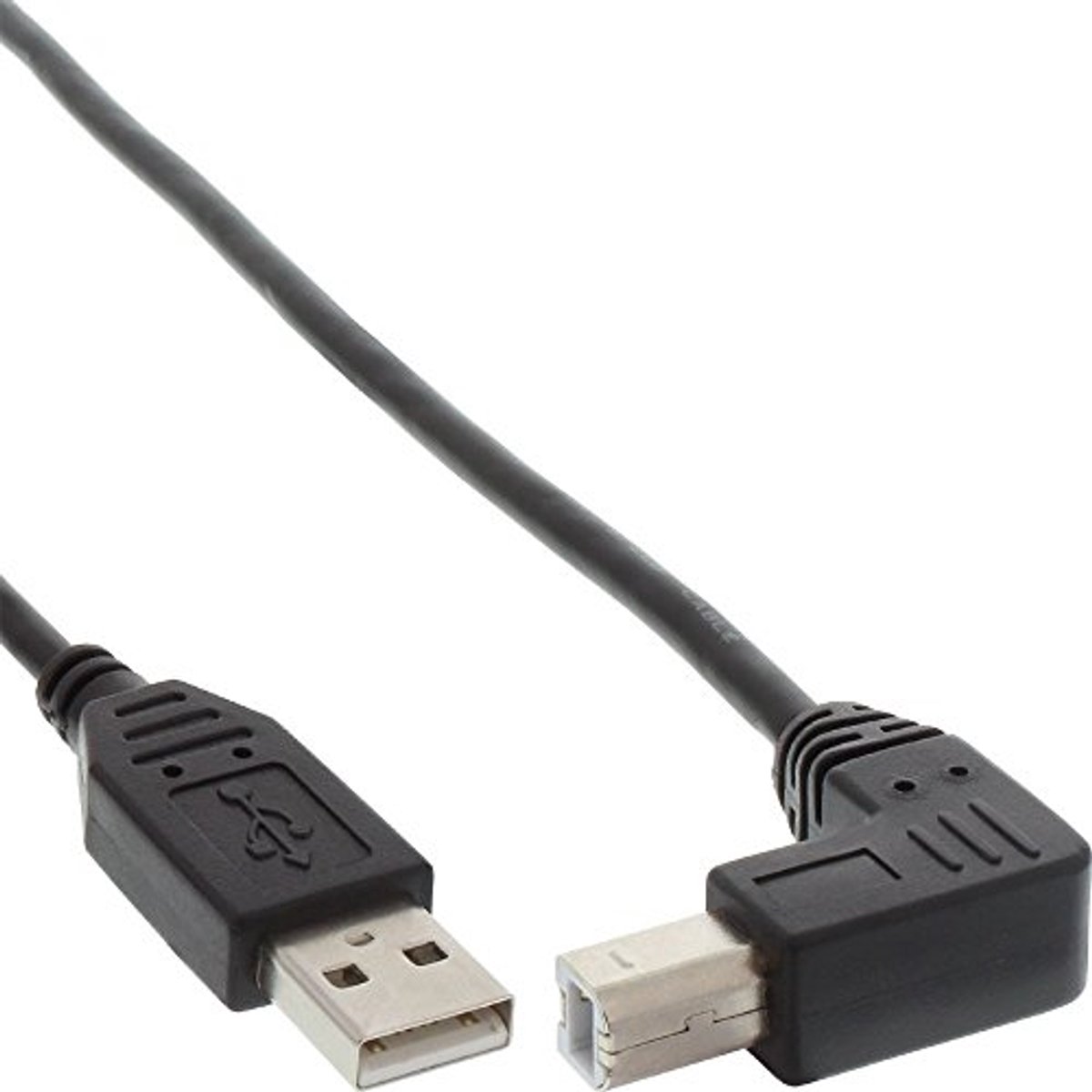 InLine 0.5m USB 2.0 AM/BM 0.5m USB A USB B Zwart