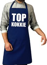 Top Kokkie Tablier de barbecue / tablier de cuisine bleu cobalt pour homme - Tabliers de barbecue